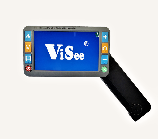 ViSee LM-30 LED-Lighted Rechargeable Desktop Magnifier