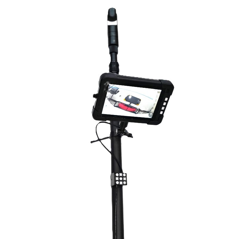 Vividia SRP-360-50 Rescue and Search Telescopic Pole Pan Tilt Talkback Camera System 5 Meter Long 7" LCD Screen and Sturdy Case