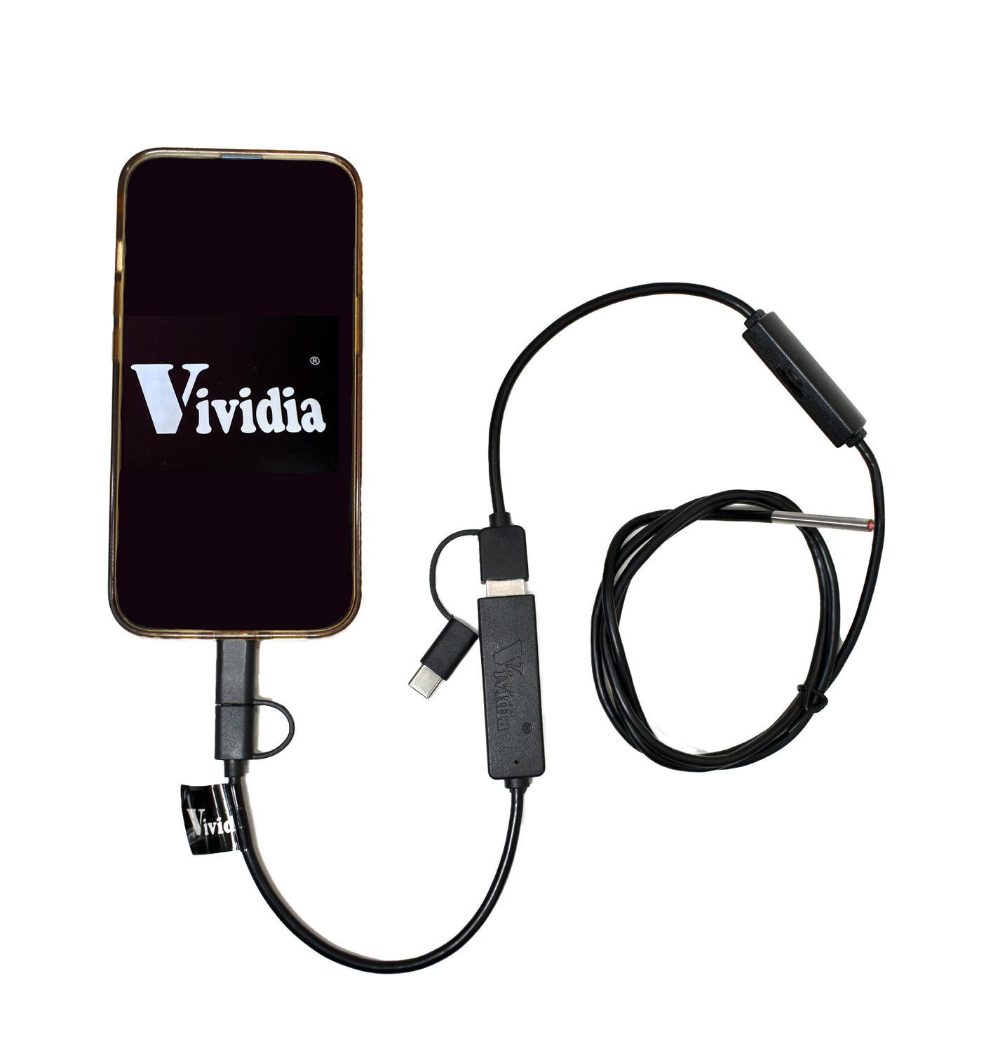 Vividia FC-3810 & 3830 USB 3.8mm Waterproof Flexible Inspection Camera Borescope Endoscope for PC and Android Phones/Tablets