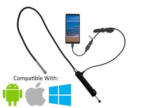 Vividia G-610i/G-810i Semi-Rigid Visual Grabber Borescope for iPhone iPad Android Windows PC