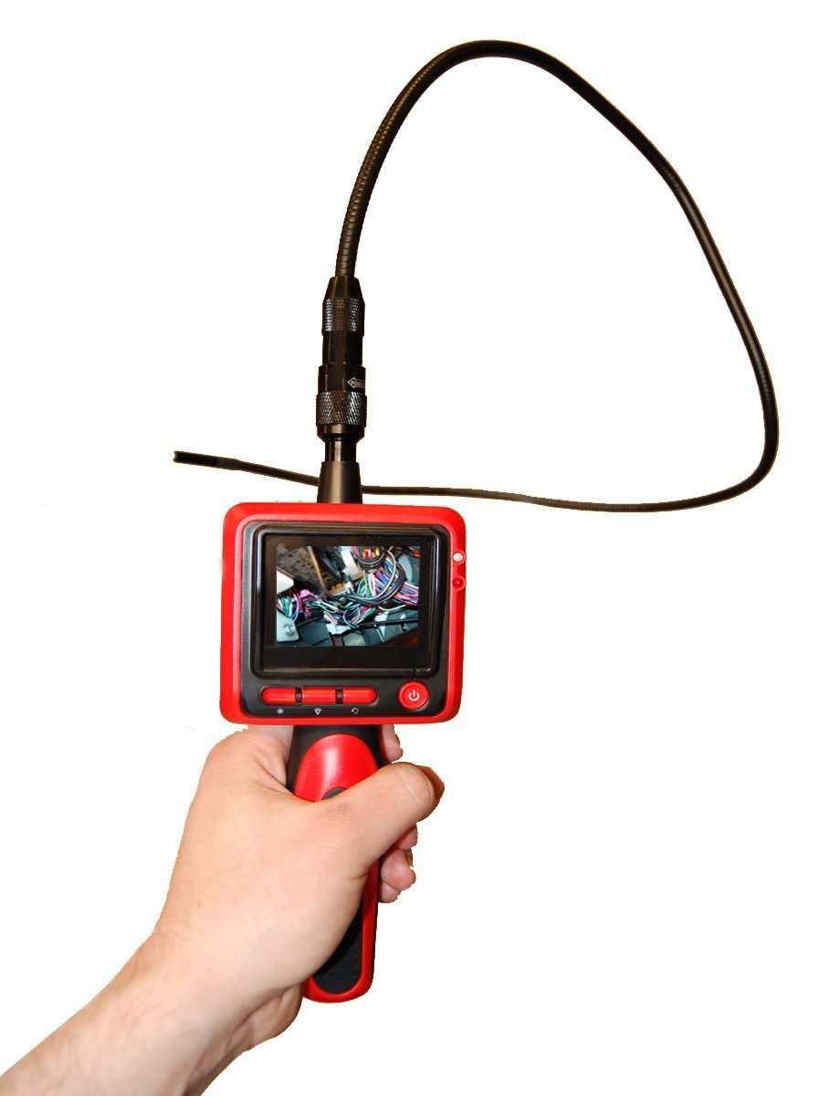 Vividia V8805 LCD 9mm Portable Digital Flexible Inspection Camera with 2.4" LCD Monitor