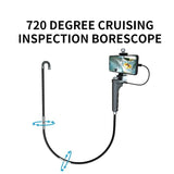 Vividia AbleScope VA-800 USB Flexible Inspection Camera Borescope Videoscope with 180 Degree Articulating 8.5mm Diameter Probe