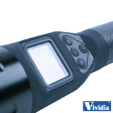 Vividia F8 Waterproof Defender LED Flashlight Torch Underwater DVR Camera with Photo/Video/Audio Recordable Capability and 1.5” LCD Monitor