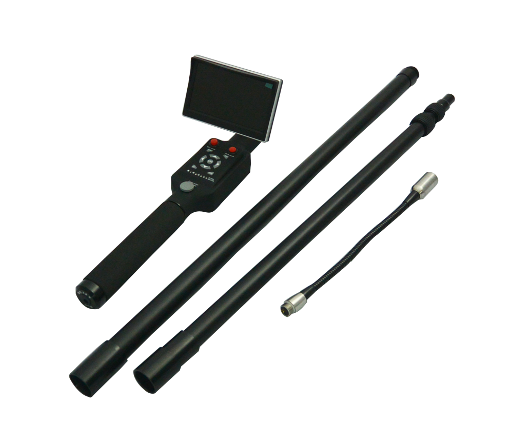 Vividia TVS-300DVR Telescopic Industrial Video Inspection Camera System 3 Meter Long with DVR Recording, 5" LCD Screen and Sturdy Case