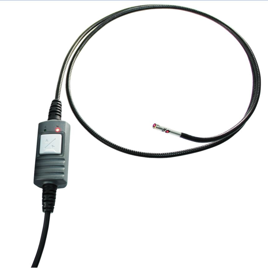 ViTiny VT-400 Flexible Waterproof Inspection Camera with 6.0mm Two-Way Articulating Probe and 4.9mm Dual-Camera Probe and 3.5" Monitor