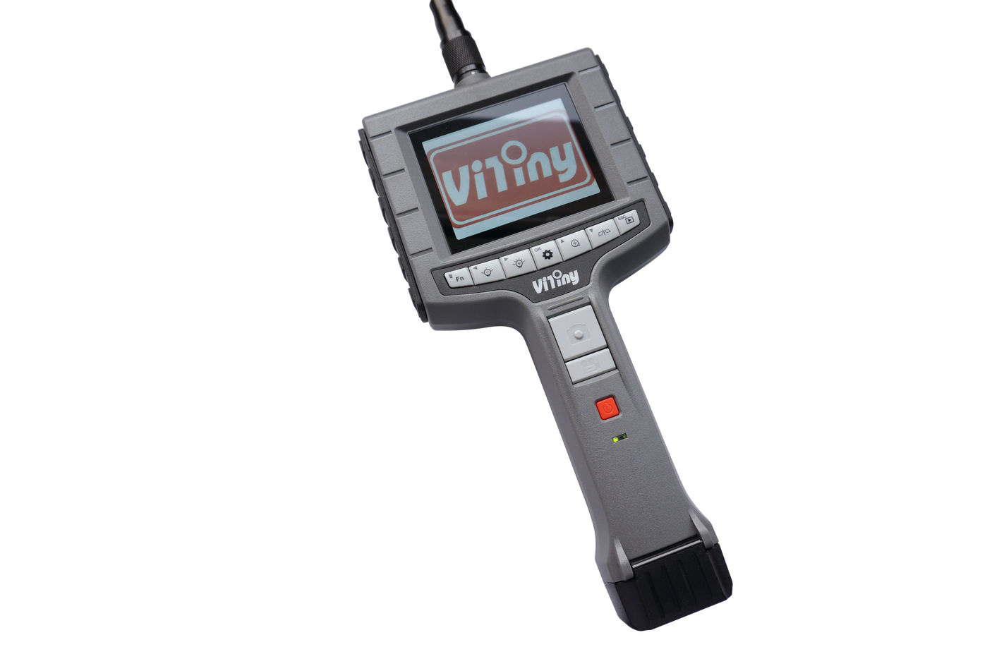 ViTiny VT-400 Flexible Waterproof Inspection Camera with 6.0mm Two-Way Articulating Probe and 4.9mm Dual-Camera Probe and 3.5" Monitor