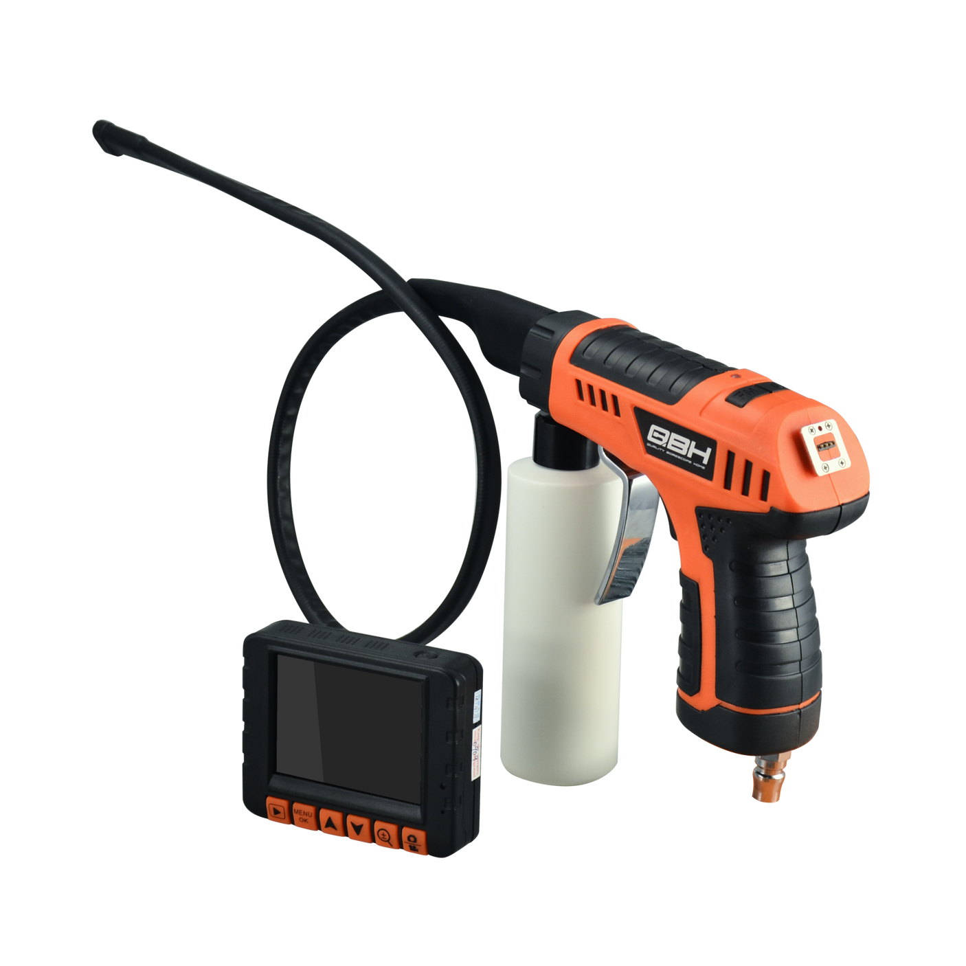 Vividia VQ-7822 Digital Cleaning Borescope Videoscope with Inspection Camera Probe and Wireless 3.5" LCD Monitor