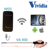 VA-400-WiFi Bundle: Vividia Ablescope VA-400 USB Rigid Articulating Borescope plus VA-B2 WiFi AirBox for iPad iPhone and Android Phone and Tablet