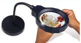 ViSee LM-30 LED-Lighted Rechargeable Desktop Magnifier