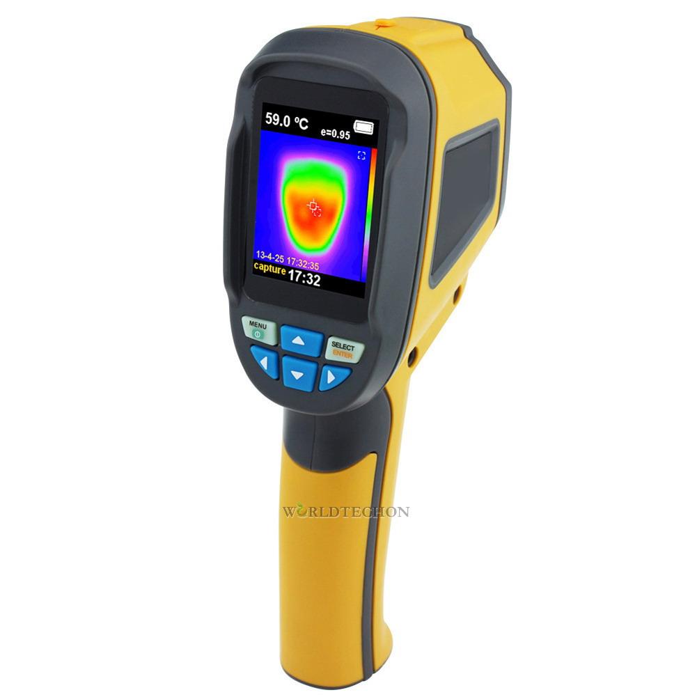 Vividia HT-02 Portable Handheld Infrared Thermal Imager Camera with 60x60 Thermal Resolution and Mini SD Storage and 2.4" LCD Display