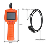 Vividia VQ-R39 3.9mm Photo & Video Recordable Flexible Inspection Camera Borescope with 2.4" LCD Monitor