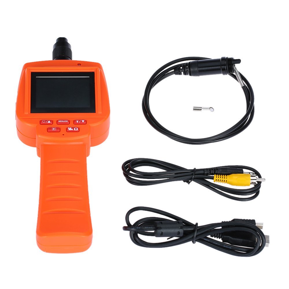 Vividia VQ-R39 3.9mm Photo & Video Recordable Flexible Inspection Camera Borescope with 2.4" LCD Monitor