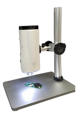 Vividia UM505 Digital USB/WiFi Dual Autofocus Microscope for iOS, Android, Windows, and Mac with Metal Stand