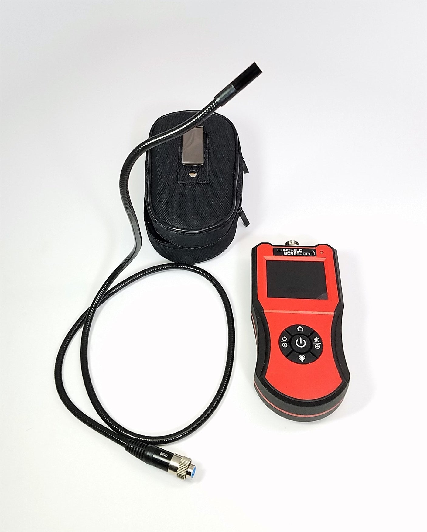 Vividia VQ-20 Handheld Pocket Palm Video Borescope with 2.7" LCD and 8.5mm Semi-Rigid Probe Camera