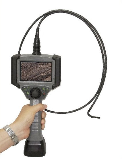 Vividia VT-2-2410 Video 2-Way Articulating Borescope with 2.4mm Diameter Probe and 4.3" LCD Monitor