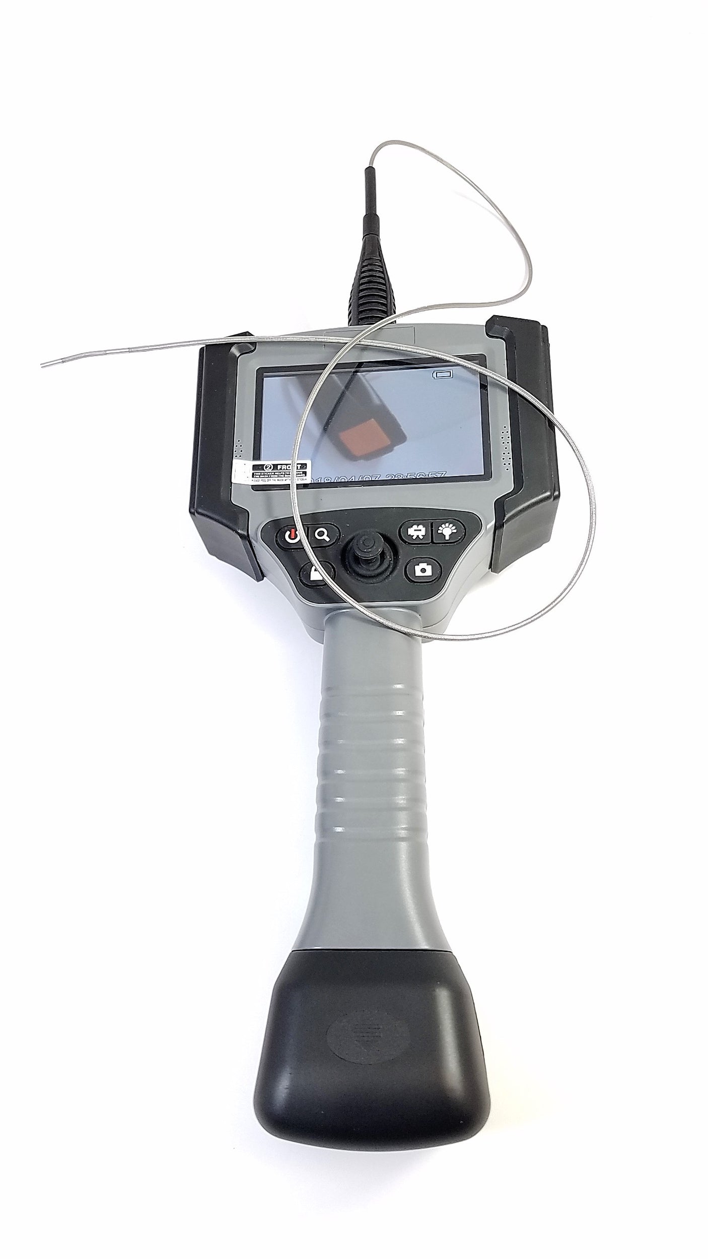 Vividia VT-2-2410 Video 2-Way Articulating Borescope with 2.4mm Diameter Probe and 4.3" LCD Monitor