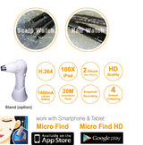 Vividia H07 WiFi Wireless Portable Skin Hair Scalp Microscope for Android iPhone iPad with 50x Lens