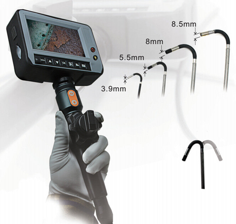 Vividia VA-4-55 Four-Way Articulating 5.5mm Diameter 1.5meter Videoscope Borescope Inspection Camera