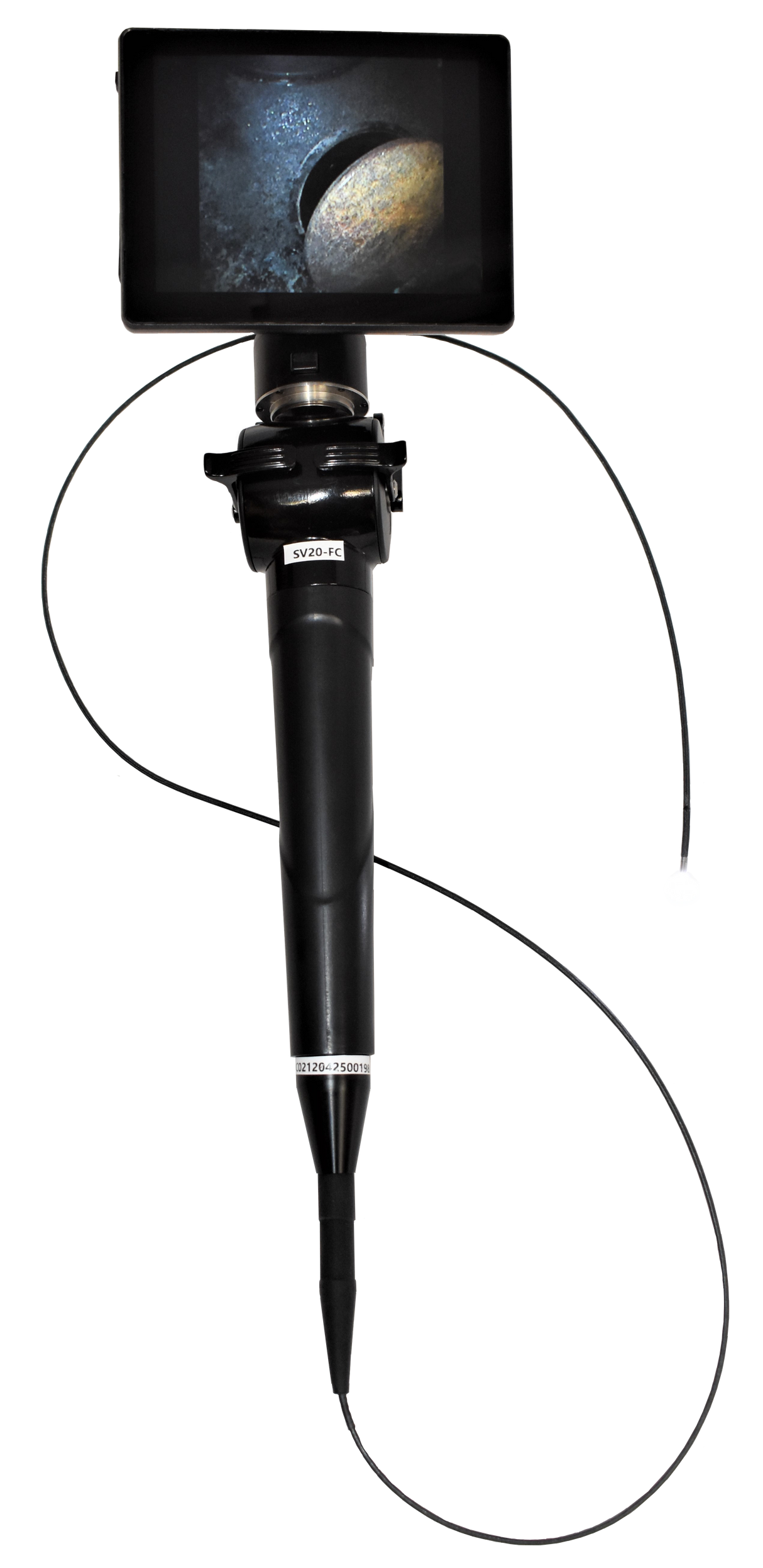 Vividia SV-4-2010 Four-Way Articulating 2mm Diameter 1 Meter Long Videoscope Borescope Inspection Camera with 5" Touch Screen