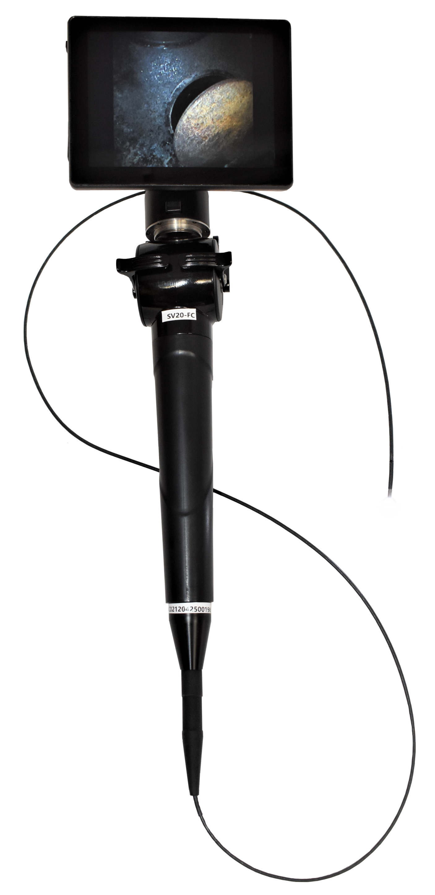 Vividia SV-4-2010 Four-Way Articulating 2mm Diameter 1 Meter Long Videoscope Borescope Inspection Camera with 5" Touch Screen