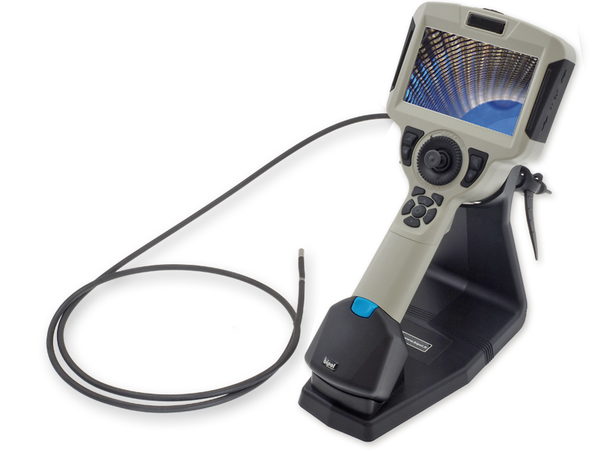 Vividia GP-2-2410 Video 2-Way Articulating Borescope with 2.4mm Diameter Probe and 5" LCD Monitor