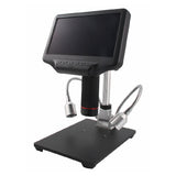 Vividia HM-407 HM-410 HDMI/LCD/USB Digital Manual Focus Microscope with 7" or 10" LCD Screen 4MP Resolution 270x Magnification