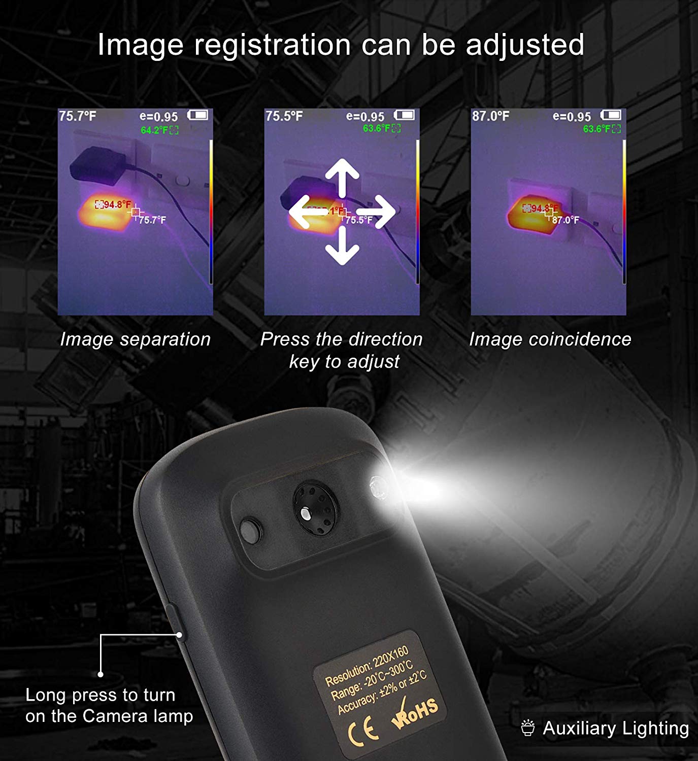 Vividia T-200 IR Pocket-Sized Thermal Imaging Camera