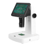 Vividia HM-058 HDMI/LCD/TV/USB 5-inch Screen Standalone Tabletop 300X Portable Digital Microscope with Measurement DVR and Polarizer