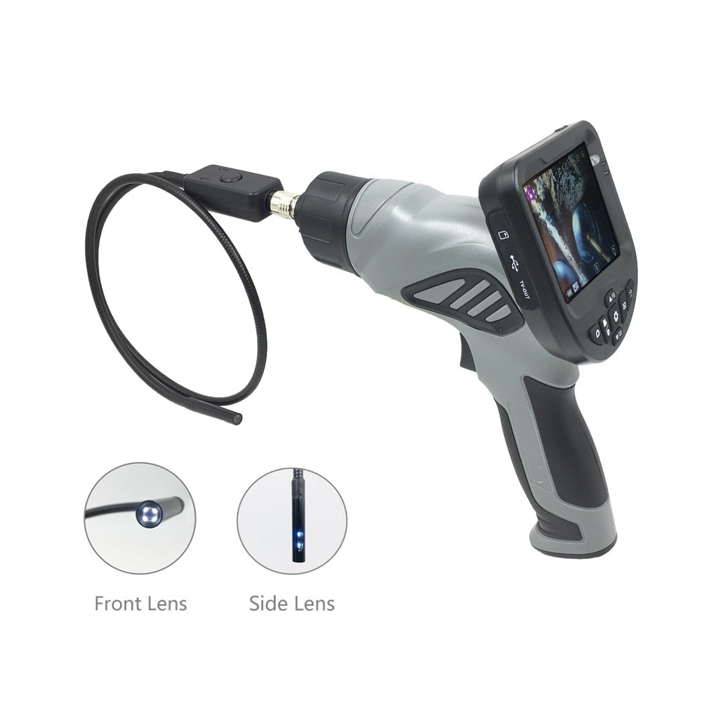 Vividia BD-8530 Dual Camera Borescope with 8.5mm Diameter 30cm Long Probe  and 3.5" LCD Wireless Monitor