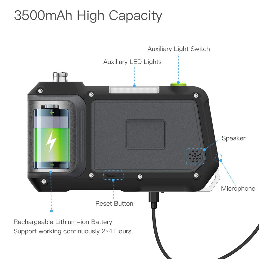 Vividia BD-55100 Dual Camera Borescope with 5.5mm Probe 1 Meter 3 Meter Long  and 5" LCD Monitor