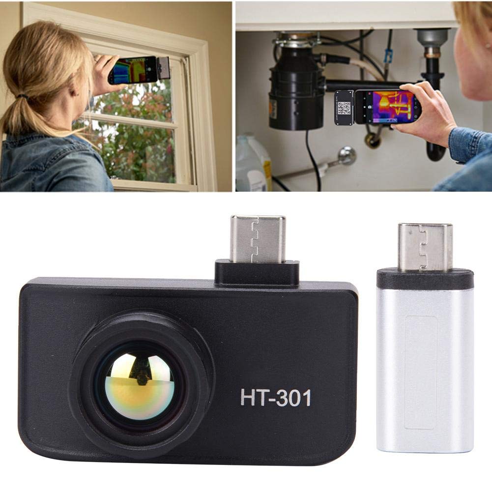 Vividia HTi HT-301 Manual Focus Thermal Imaging Camera for Android Phone and Tablet with IR Resolution 384x288