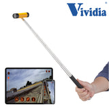 Vividia WPC-300 Wireless WiFi Telescopic Carbon Fiber Pole Inspection Camera System with 3 Meter (10 Feet) Extendable Pole