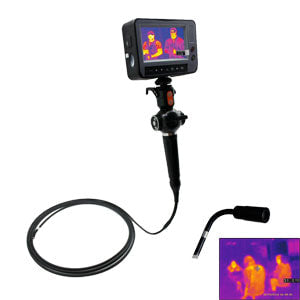 Vividia TB-4-1815 / 1830 Handheld 4-Way Articulating Thermal Imaging Camera Borescope with 18.5mm Diameter Probe