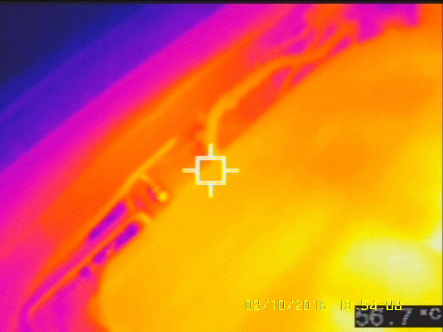 Vividia TB-4-1815 / 1830 Handheld 4-Way Articulating Thermal Imaging Camera Borescope with 18.5mm Diameter Probe