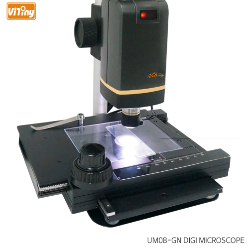 ViTiny UM08-GN Tabletop Compact HDMI Digital Autofocus 2MP Microscope with  4x and 10x Lens