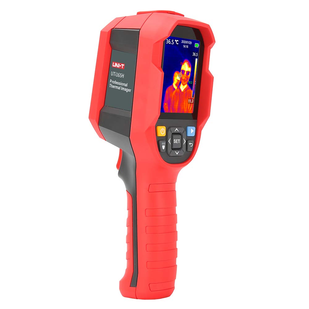 Vividia 165H Body Temperature Fever Detection Thermal Imaging Camera 30°C - 45°C (86°F - 113°F) with Resolution 160x120 and 2.8" LCD Screen and High Temperature Alarm