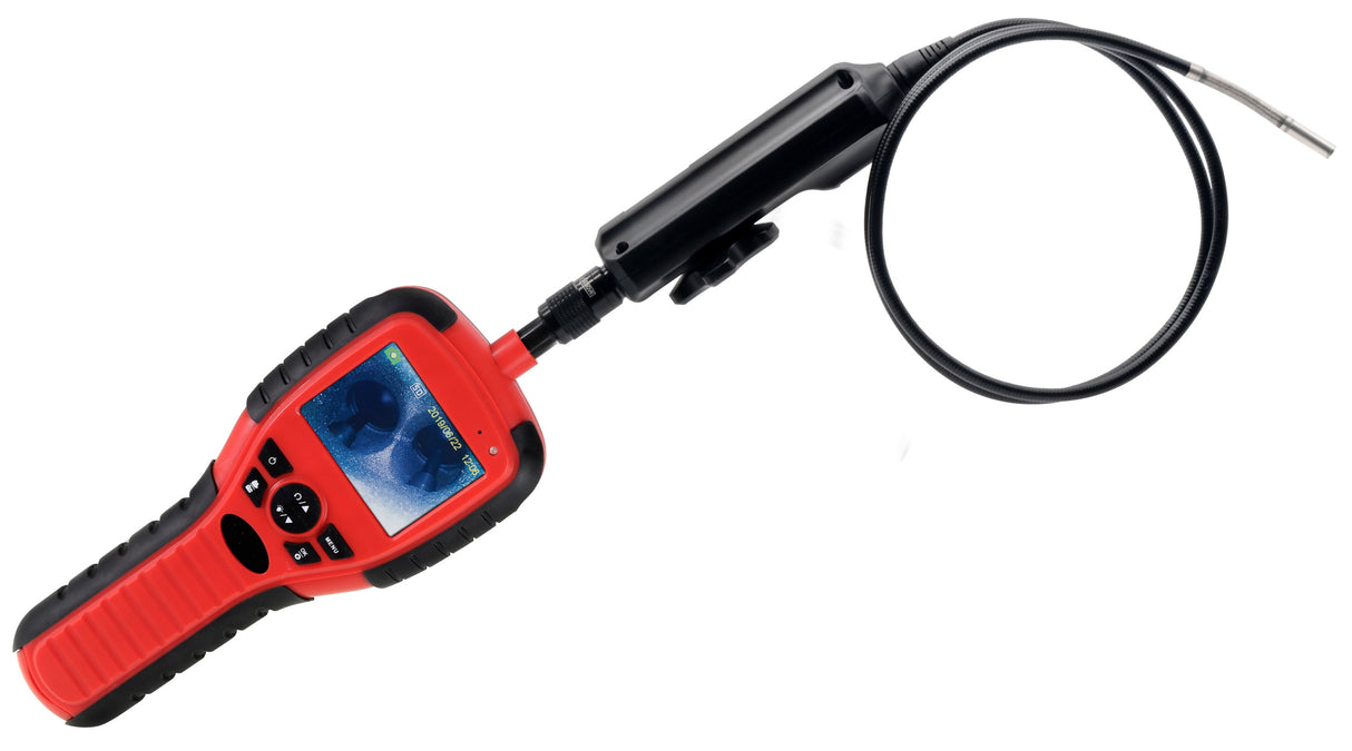 Vividia VA-150 Two-Way Articulating Borescope Videoscope Inspection Camera with 6.0mm Diameter 80cm Long Probe and 2.7" LCD Monitor 640x480 Resolution