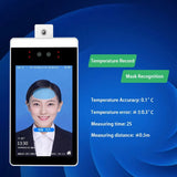 Vividia KT08 Body Temperature Fever Detection Face Recognition Camera System 30°C - 45°C (86°F - 113°F) with 8 Inch IPS Display