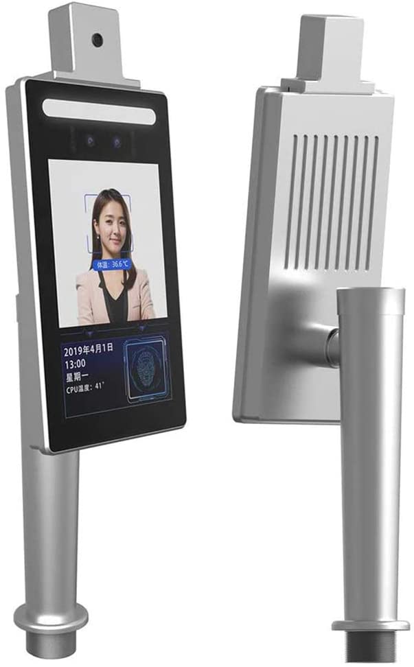 Vividia KT08 Body Temperature Fever Detection Face Recognition Camera System 30°C - 45°C (86°F - 113°F) with 8 Inch IPS Display