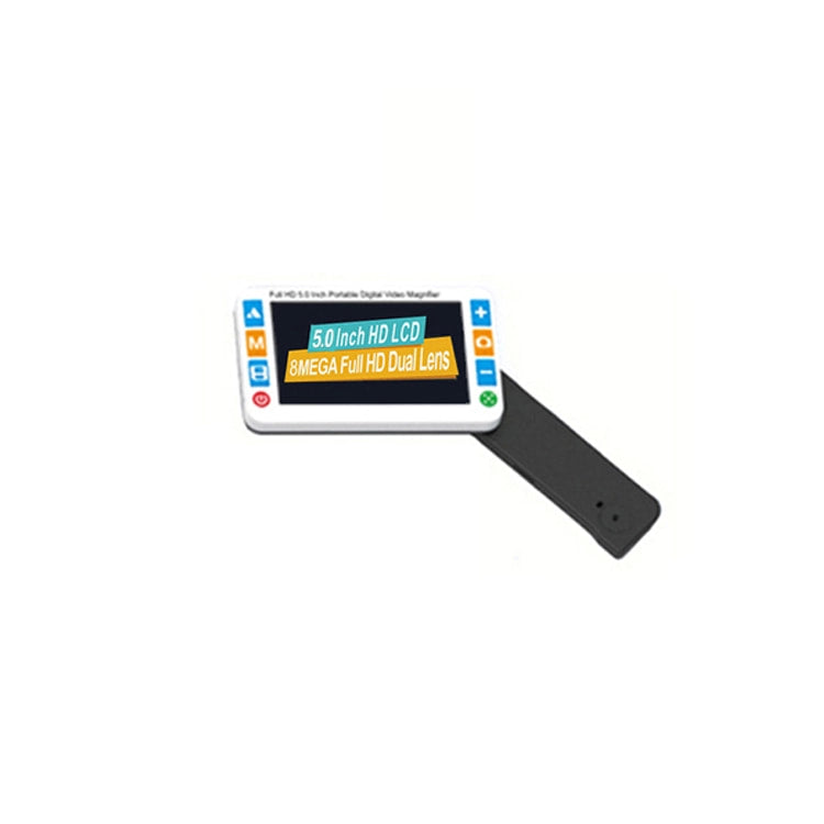 ViSee LVM-580 Portable Handheld 5" LCD Video Magnifier for Low Vision with Dual 8MP Cameras, 26 Color Modes