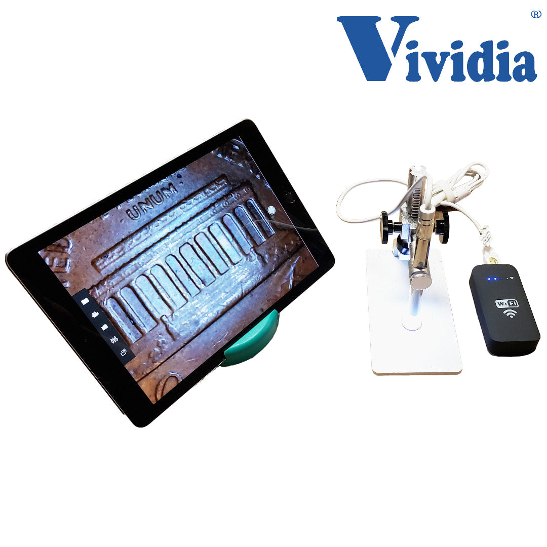 Vividia W03 WiFi AirBox USB to WiFi Converter with Built-In Battery for iOS for USB Digital Borescopes and Microscopes