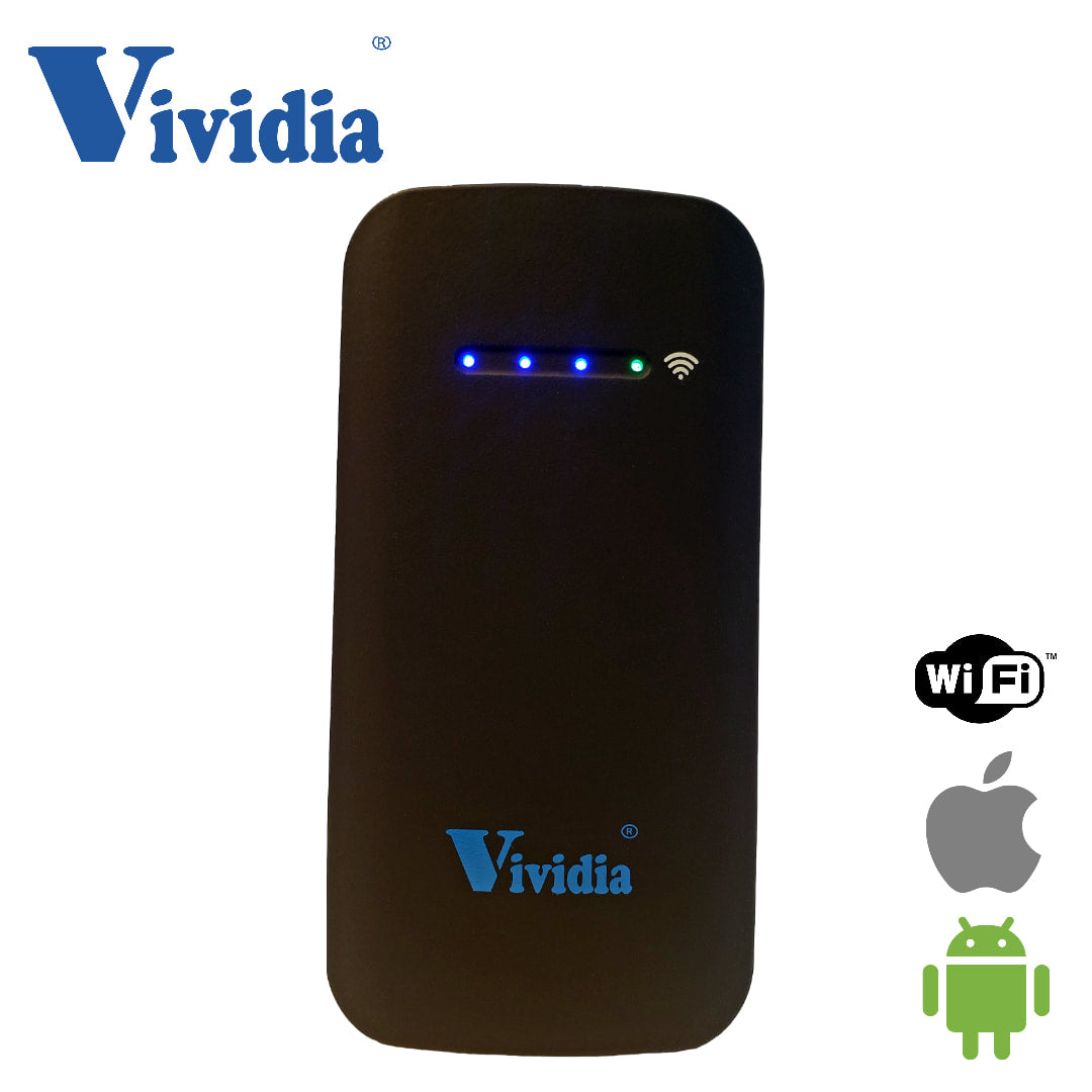 Vividia W03 WiFi AirBox USB to WiFi Converter with Built-In Battery for iOS for USB Digital Borescopes and Microscopes