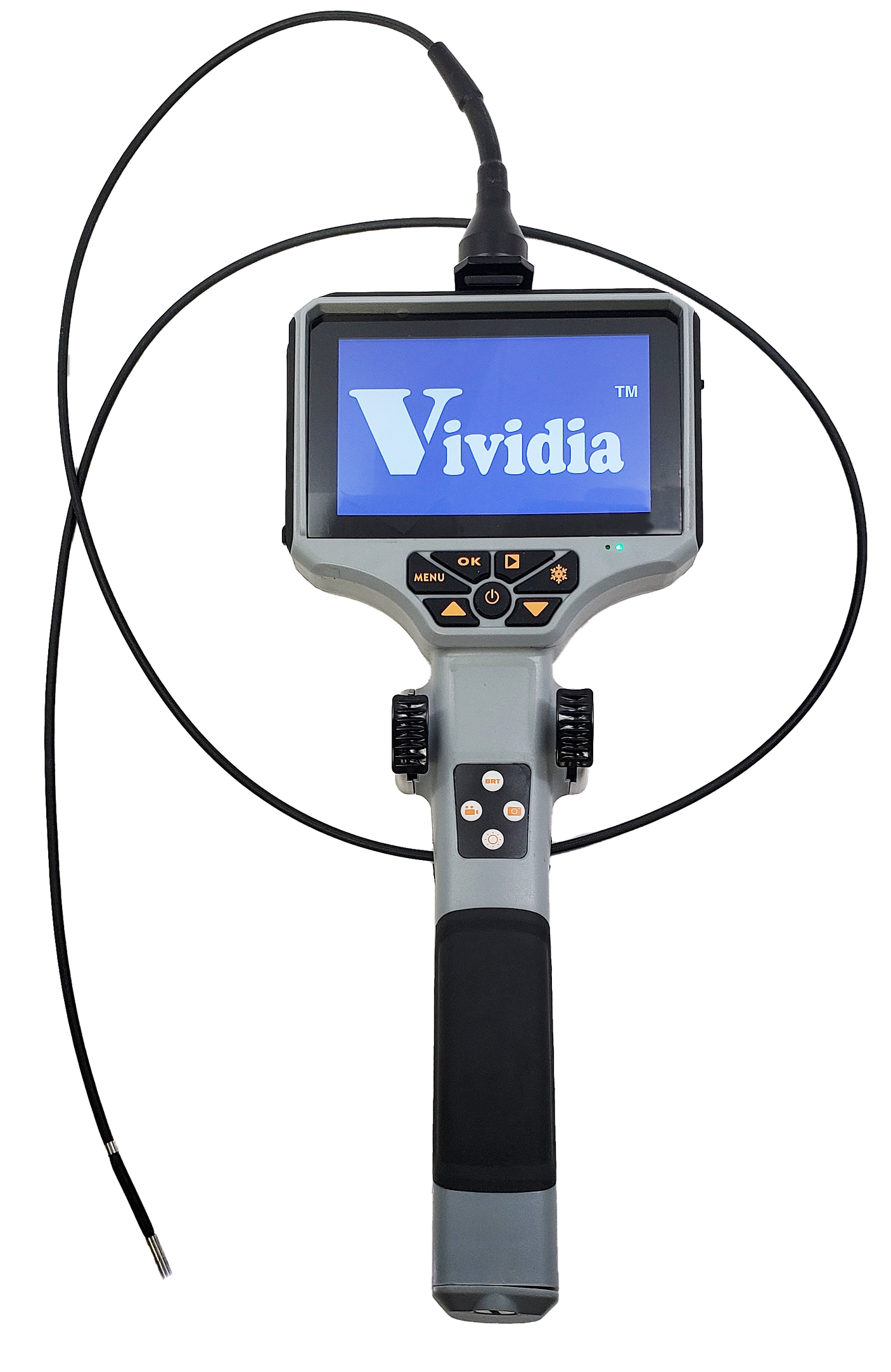 Vividia NP-4-3915 Four-Way Articulating Video Borescope with 3.9mm Diameter 1.5 Meter Long Probe and 5" LCD Monitor