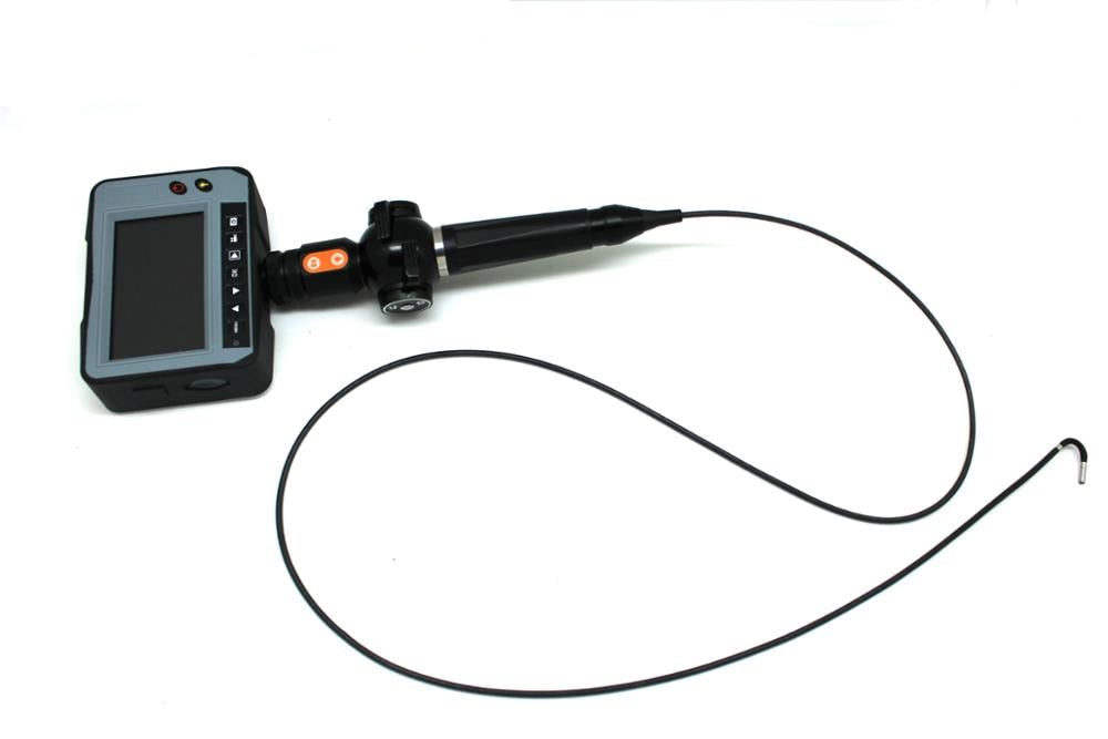 Vividia BD-4-6015 Dual-Camera 4-Way Articulation Video Borescope with 6mm Diameter 1.5 Meter Long Dual-Camera Probe  and 4.5" LCD Monitor