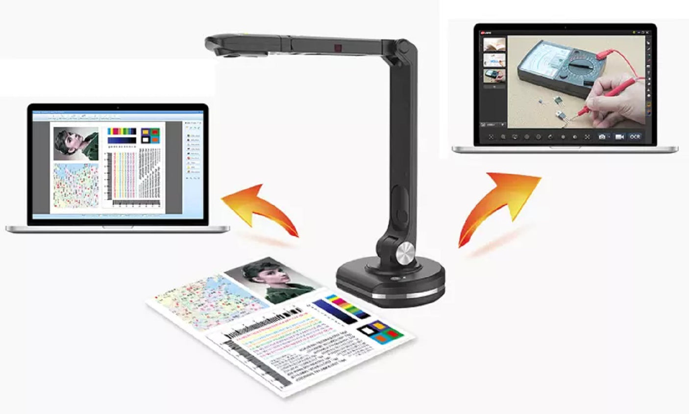 Vividia Joyusing V500S Desktop 8MP USB Document Camera Visualizer for Windows Mac Chromebook