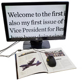 ViSee VM-102 USB/Video Electronic Digital TV and PC Mouse Video Magnifier for Low Vision: Visual/Reading Aide