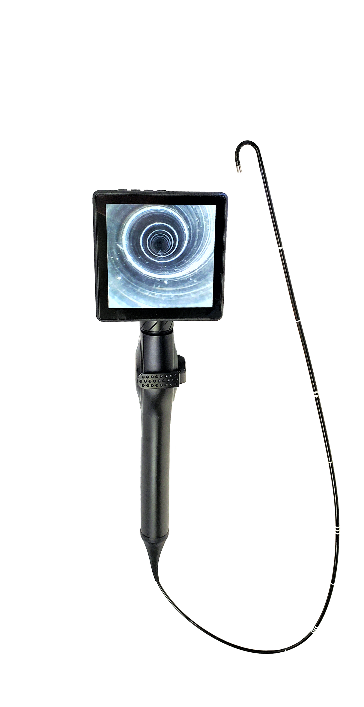 Vividia Y-2860 Veterinary Handheld Portable Video Endoscope with 2-Way Articulation 2.8mm Diameter Probe 600mm Long Insertion Tube and 4 Inch Touch Screen Monitor