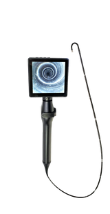 Vividia Y-2860 Veterinary Handheld Portable Video Endoscope with 2-Way Articulation 2.8mm Diameter Probe 600mm Long Insertion Tube and 4 Inch Touch Screen Monitor