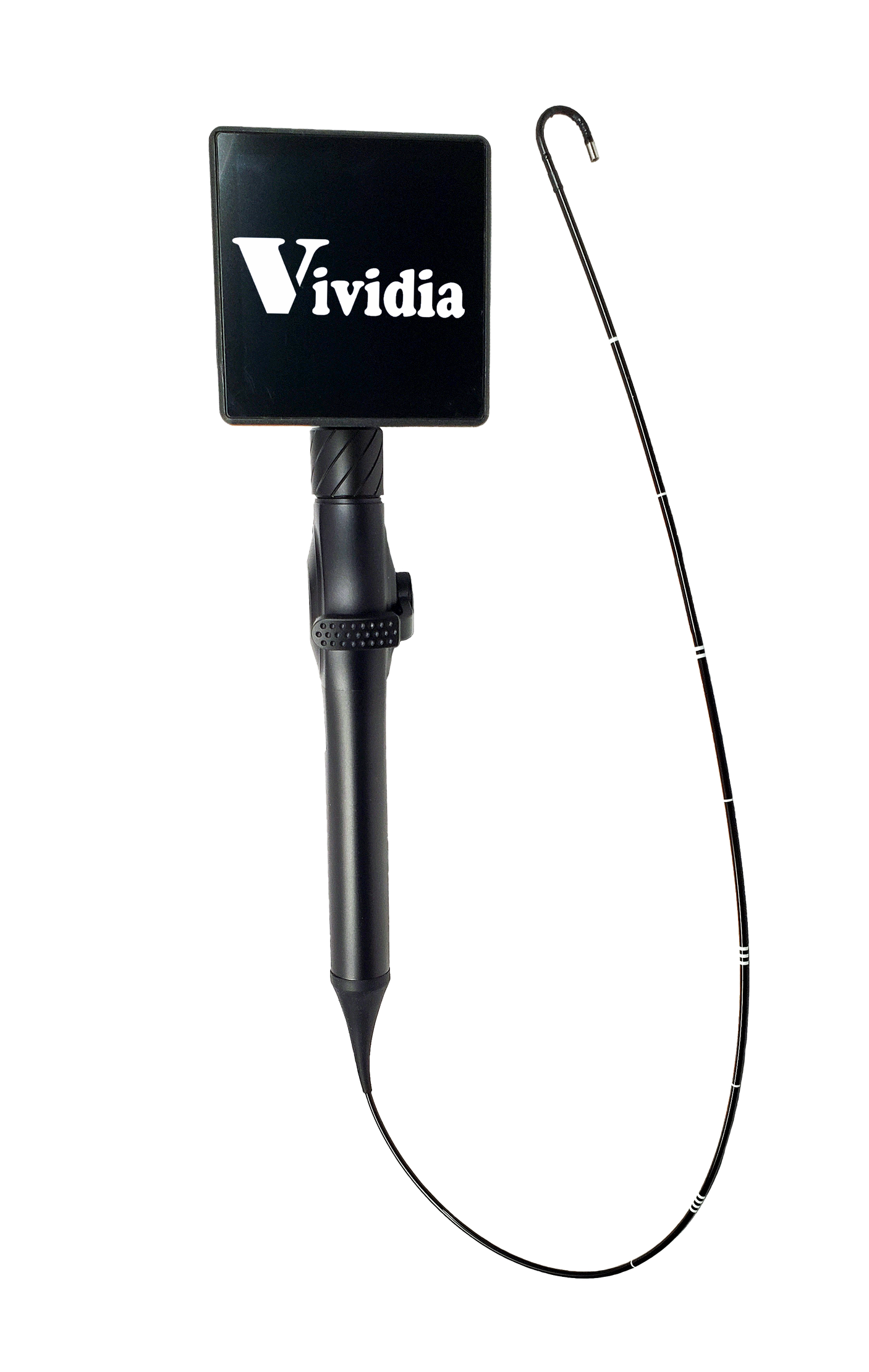 Vividia Y-3860 Veterinary Handheld Portable Video Endoscope with 2-Way Articulation 3.8mm Diameter Probe 600mm Long Insertion Tube 1.2mm Working Channel and 4 Inch Touch Screen Monitor