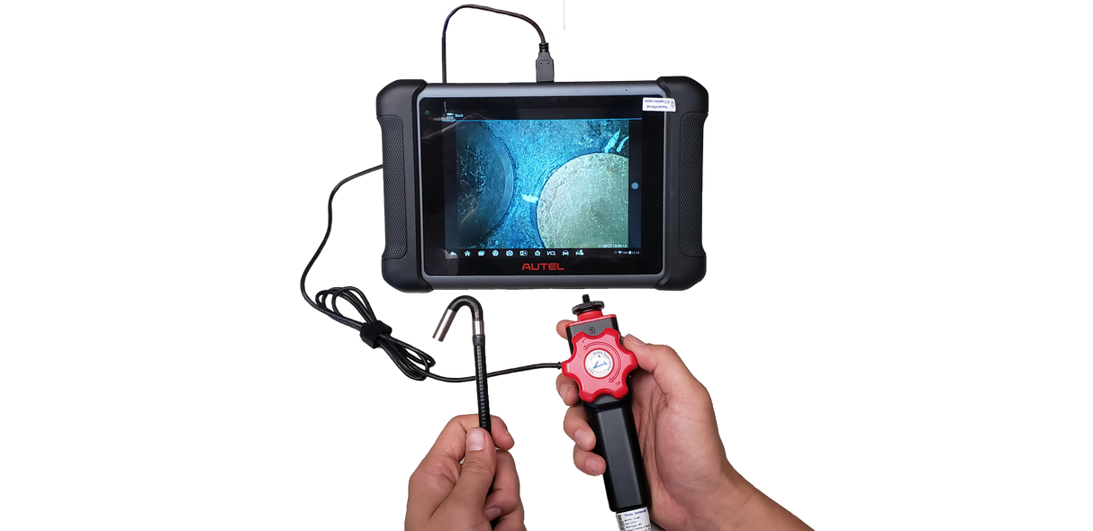 Vividia VA-880 Flexible USB Two-Way Articulating Digital Inspection Camera Borescope Videoscope with 8.5mm (0.33") Diameter 1m Long for PC Phone Laptop